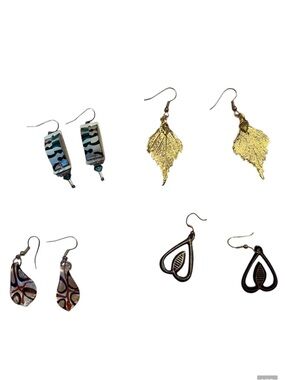 4 Pair of Fun French Wire Earrings